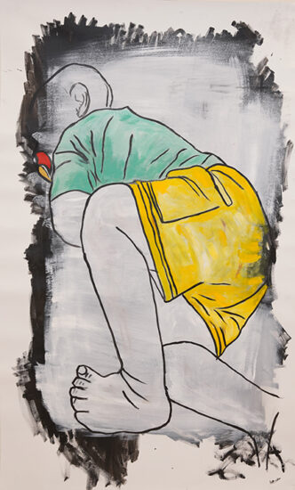 Yazed يزيد אקרילק על בד 110x180 ס״מ Mariam Kasem - YAZED.jpg