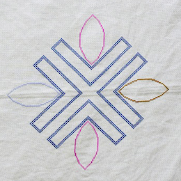 שטיח תפילה רקמה על בד 100x185ס”מ Yumna Hadra-- prayer rug.jpg