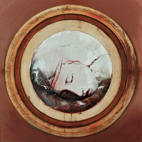 שי עבאדי, מלכישוע, 2015, טכניקה מעורבת על עץ לבוד, 100X100סמ, צילום, רוני קאופמן