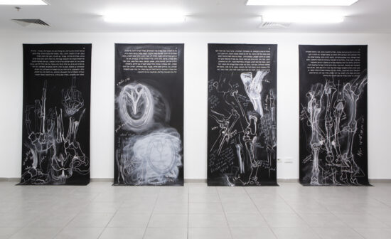 תמר גטר, קנטאורמכיה, מראה הצבה, 2018, צילום מאיה זהבי