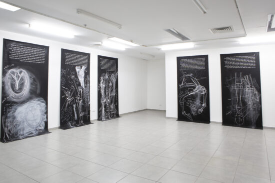 תמר גטר, קנטאורמכיה, מראה הצבה, 2018, צילום מאיה זהבי