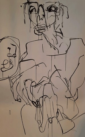 דיו על בד, 200/155
