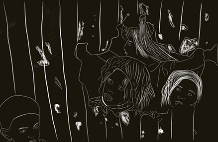 גאדיר אבו ראס, احلامي ''אהלאמי'',ציור קיר ,50x70