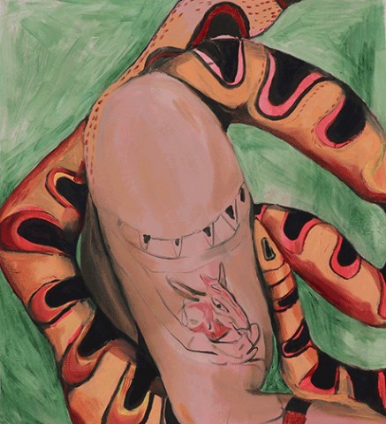 ‏no name, שמן על בד, 73X 65 ס''מ