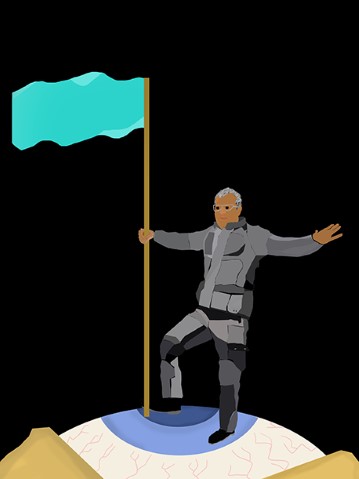 ציור דיגיטלי, 80*60 ס''מ