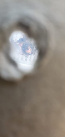 וארדה סאמי , החוצה פנימה , קופסת עץ, 30x30 ס''מ