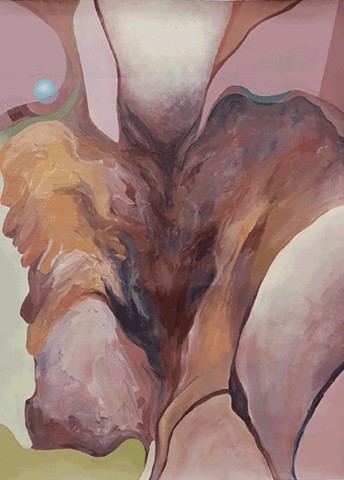 ללא כותרת, אקריליק על בד, 41x55 ס''מ 2020